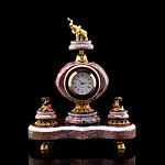 0059140  Нат камень ЧАСЫ "СЛОНИК" 