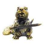 0045455/845.1 Сувенир Бобер с веточкой б/п Сувенир