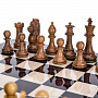 Подарочные шахматы ручной работы с Рыцарскими фигурами 48х48 см, фотография 2. Интернет-магазин ЛАВКА ПОДАРКОВ