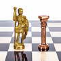 Подарочные шахматы с латунными фигурами "Римляне" 48х48 см, фотография 6. Интернет-магазин ЛАВКА ПОДАРКОВ