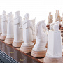 Эксклюзивные деревянные шахматы с фигурами из кости "Бородино" 45х45 см, фотография 3. Интернет-магазин ЛАВКА ПОДАРКОВ