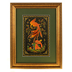 0071549/46*36см  Лаковая миниатюра Палех ПАННО "ЖАР-ПТИЦА" Лебедева в уп.