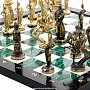 Шахматы из натурального камня с бронзовыми фигурами "Русь", фотография 6. Интернет-магазин ЛАВКА ПОДАРКОВ