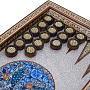Нарды деревянные с инкрустацией "Шелковый путь" 49х25 см, фотография 5. Интернет-магазин ЛАВКА ПОДАРКОВ