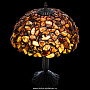 Настольная лампа из янтаря и бронзы. Высота 46 см, фотография 3. Интернет-магазин ЛАВКА ПОДАРКОВ