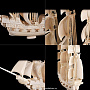 Модель корабля из бивня мамонта "Парусник", фотография 4. Интернет-магазин ЛАВКА ПОДАРКОВ