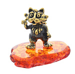 0045814/1453 Сувенир Котенок Удивленный Сувенир (коньячный)