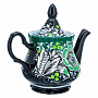 Чайник заварочный 0,7 л "Цветы". Хохлома, фотография 2. Интернет-магазин ЛАВКА ПОДАРКОВ