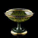 0056078/Л Златоуст Чаша нефритовая 13*9см в П/У