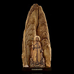  Бивень мамонта Скульптура  экран "Князь ВЛАДИМИР"