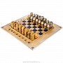Эксклюзивные большие деревянные шахматы "Животный мир" 76х76 см, фотография 1. Интернет-магазин ЛАВКА ПОДАРКОВ