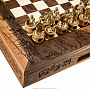 Шахматы деревянные с металлическими фигурами "Ледовое побоище", фотография 4. Интернет-магазин ЛАВКА ПОДАРКОВ