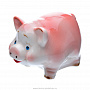Статуэтка свиньи "Поросенок". Гжель в цвете, фотография 1. Интернет-магазин ЛАВКА ПОДАРКОВ