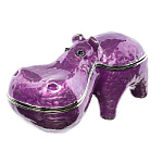 -05 Традиции ФАБЕРЖЕ Сувенир ШКАТУЛКА"БЕГЕМОТИК" РС-0722-05