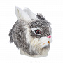 Игрушка из меха "Пушистый кролик", фотография 5. Интернет-магазин ЛАВКА ПОДАРКОВ