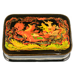 Шкатулка с художественной росписью "Тачанка"