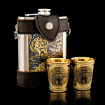 0015263 Златоуст Набор Охотничий:ФЛЯГА, 2 СТОПКИ в П/У