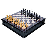 300647- НП Шахматы  Турнирные с Колумбискими  деревяными фигурами 48*48 см