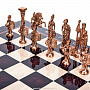 Подарочные шахматы с латунными фигурами "Римляне" 48х48 см, фотография 2. Интернет-магазин ЛАВКА ПОДАРКОВ
