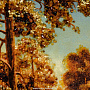 Картина янтарная "У лесного озера" 60х40 см, фотография 4. Интернет-магазин ЛАВКА ПОДАРКОВ