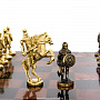 Шахматы каменные с бронзовыми фигурами "Русские богатыри", фотография 4. Интернет-магазин ЛАВКА ПОДАРКОВ