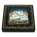 0061366-15*15см Лаковая миниатюра Шкатулка"Кремль РОСТОВА-ВЕЛИКОГО" 185,1