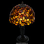 Настольная лампа из янтаря и бронзы. Высота 46 см, фотография 3. Интернет-магазин ЛАВКА ПОДАРКОВ