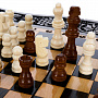 Шахматы-шашки-нарды 3 в 1 "Изобилие" 40х40 см, фотография 4. Интернет-магазин ЛАВКА ПОДАРКОВ