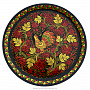 Деревянное панно-тарелка с росписью. Хохлома 50х50 см, фотография 1. Интернет-магазин ЛАВКА ПОДАРКОВ