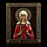 Икона "Святая Татьяна" 19 х 23 см