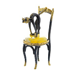 0045759/472 Сувенир Кот на стуле стоит Сувенир (белый)