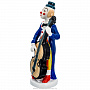 Керамическая статуэтка "Клоун с контрабасом", фотография 3. Интернет-магазин ЛАВКА ПОДАРКОВ