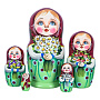 Матрешка "Ромашки" 5 мест, фотография 4. Интернет-магазин ЛАВКА ПОДАРКОВ