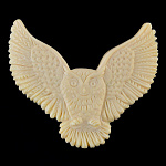 Брошь из бивня мамонта "Сова"