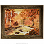 Картина янтарная "Лесной ручей" 78х98 см, фотография 1. Интернет-магазин ЛАВКА ПОДАРКОВ