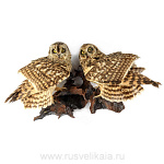 /Упр Таксидермия Чучело "Две Совы" настенное