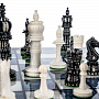 Шахматы с перламутром и фигурами из кости 45х45 см, фотография 12. Интернет-магазин ЛАВКА ПОДАРКОВ