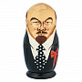 Матрешка "Вожди и политики. Ленин" 5 мест, фотография 1. Интернет-магазин ЛАВКА ПОДАРКОВ