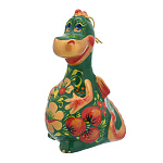 0071903-5,5*10*5см ЗЕЛ Хохлома Статуэтка-ПОДВЕС Символ года 2024 "ДРАКОН ГЕНА"фарфоровый