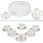 0061201 Сервиз чайный 15 (17) предметов ф."Кадет" 4С0081Ф34