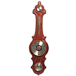 /М-82 МЕТЕОСТАНЦИЯ настенная "Барометр" 98*27см М-82 РВ Нат.дерево 