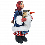 Коллекционная кукла ручной работы "Девочка со снеговиком", фотография 2. Интернет-магазин ЛАВКА ПОДАРКОВ