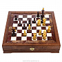 Шахматы из камня с янтарными фигурами "Европейские", фотография 12. Интернет-магазин ЛАВКА ПОДАРКОВ