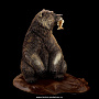 Скульптура из кости кита "Медведь с рыбой", фотография 2. Интернет-магазин ЛАВКА ПОДАРКОВ