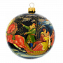 Набор новогодних шаров с художественной росписью, фотография 2. Интернет-магазин ЛАВКА ПОДАРКОВ