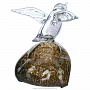 Стеклянная статуэтка "Птица на камне", фотография 4. Интернет-магазин ЛАВКА ПОДАРКОВ