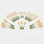 0021753 Хохлома Набор столовый "Золото России" 24пр. (в/кат) 61200000024