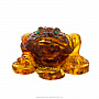 Янтарная статуэтка "Жаба денежная", фотография 2. Интернет-магазин ЛАВКА ПОДАРКОВ