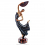 Скульптура из дерева с ручной росписью "Девушка Кармен", фотография 3. Интернет-магазин ЛАВКА ПОДАРКОВ