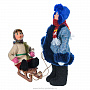 Коллекционная кукла ручной работы "Брат и сестра с санками", фотография 2. Интернет-магазин ЛАВКА ПОДАРКОВ